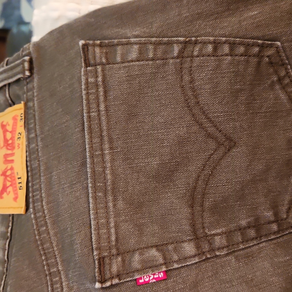 Levi Strauss 511 Jeans 32 X 30 Grey - Picture 3 of 5
